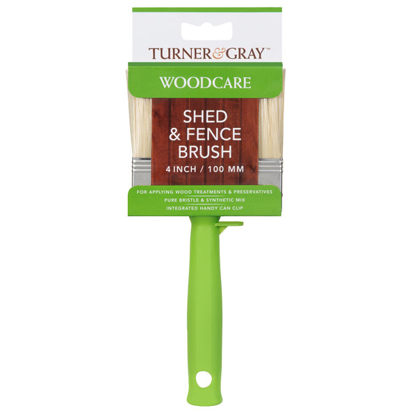 Turner & Gray Woodcare Shed & Fence Brush 4"