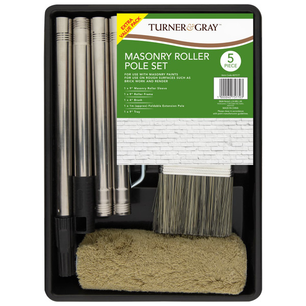 Turner & Gray Masonry Roller Pole Set 5pc