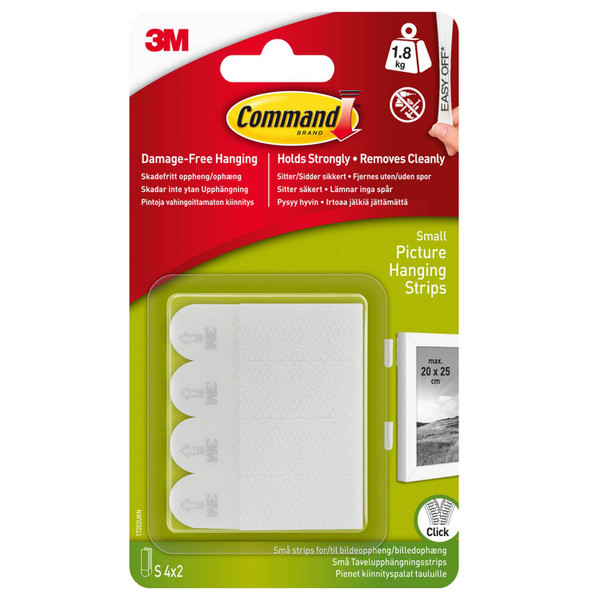 Command Picture Hanging Strip Small 4pk