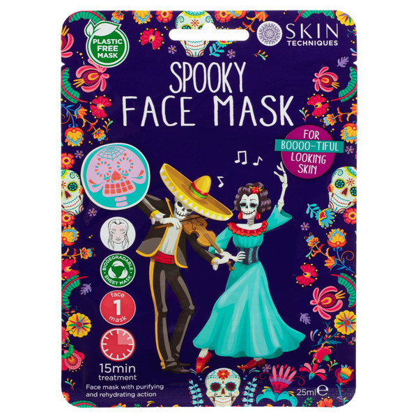 Spooky Day of the Dead Face Mask