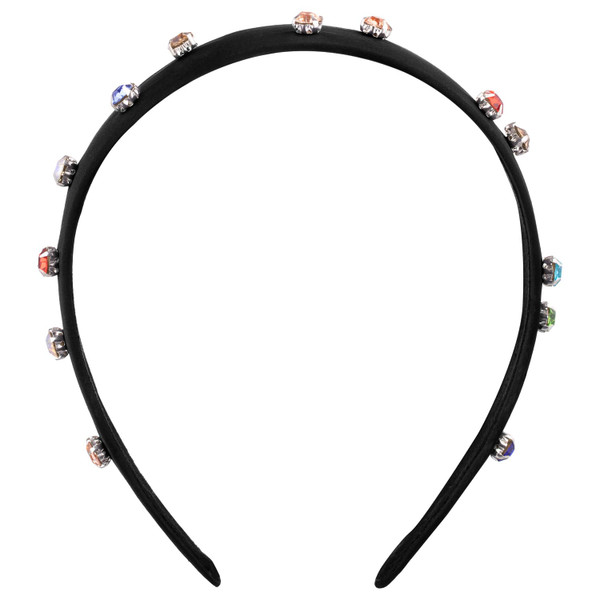 Style Studio Embellished Headband - Black