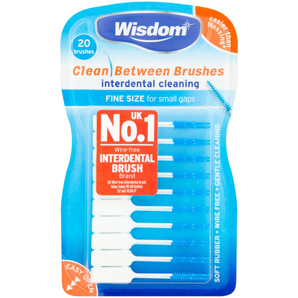 Wisdom Clean Between Brushes 20pk