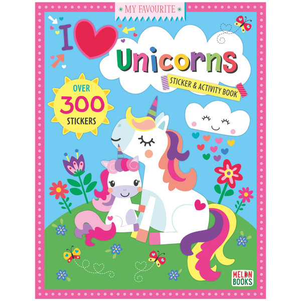 Sticker & Activity Book - I Love Unicorns