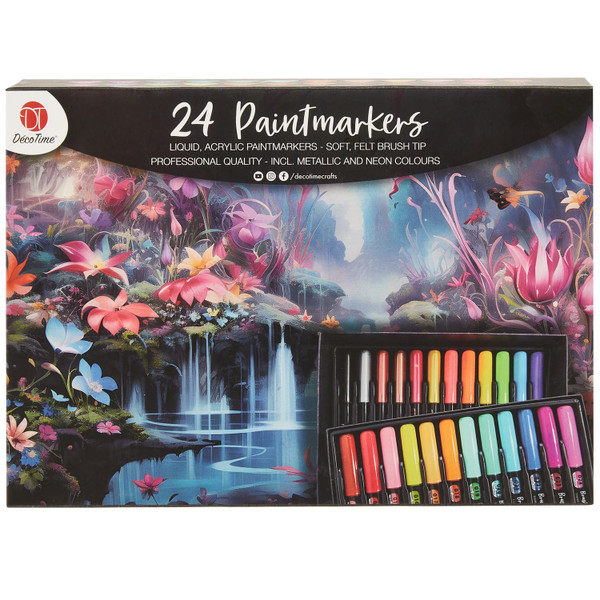 Deco Time Paintmarkers 24pk