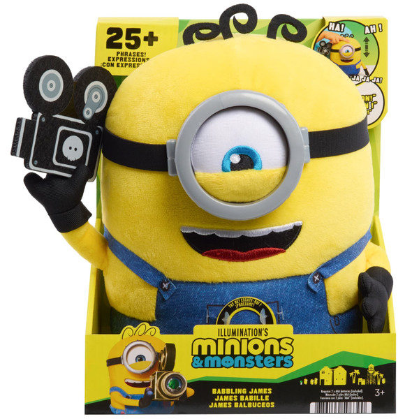Minions & Monsters Babbling James Interactive Plush
