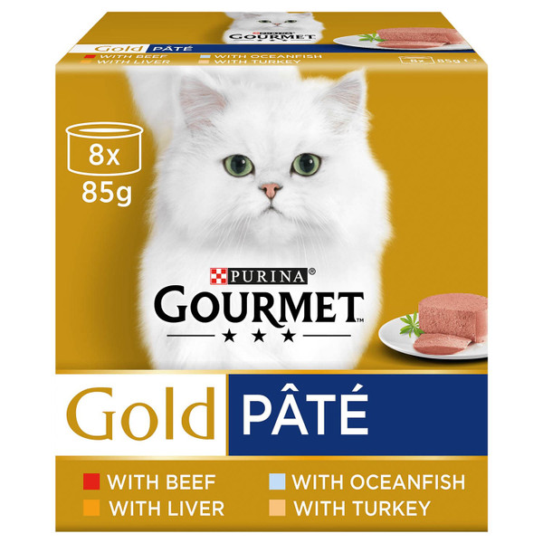 Gourmet Gold Pate Ocean Fish 8 x 85g