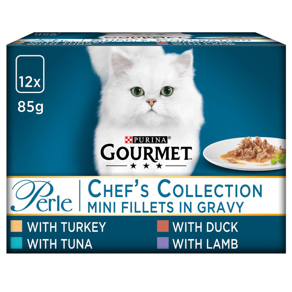 Gourmet Perle Chef's Collection Cat Food 12 x 85g