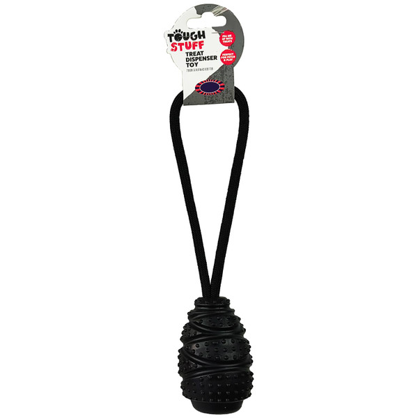 Tough Stuff Treat Dispenser Toy - Black