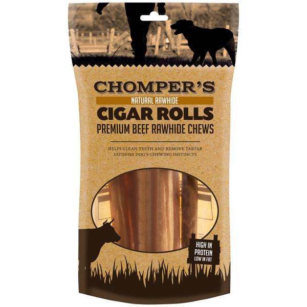 Chomper's Cigar Rolls Dog Treats 7pk