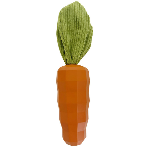 Easter Carrot Rubber Dog Toy