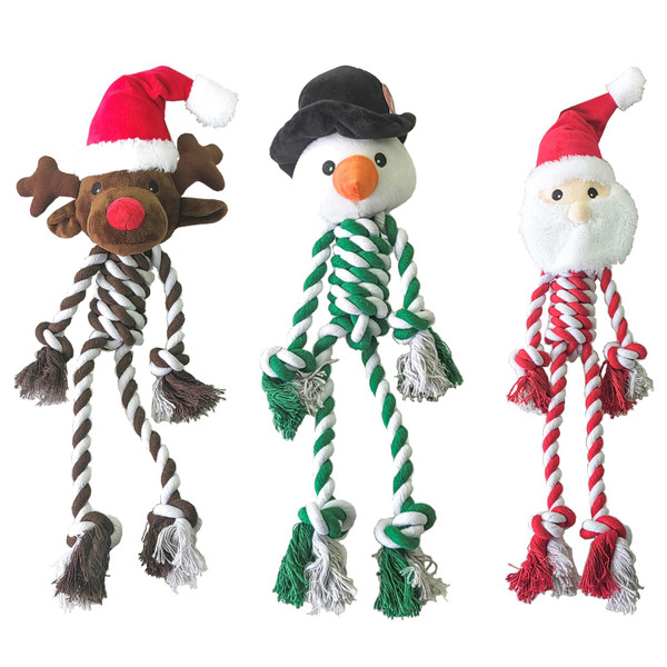 Christmas Rope Body Toy - Assorted