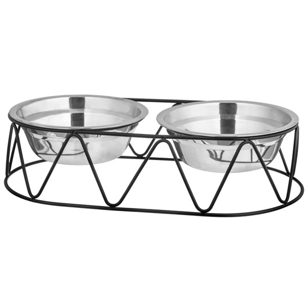 Metal Double Diner Bowls