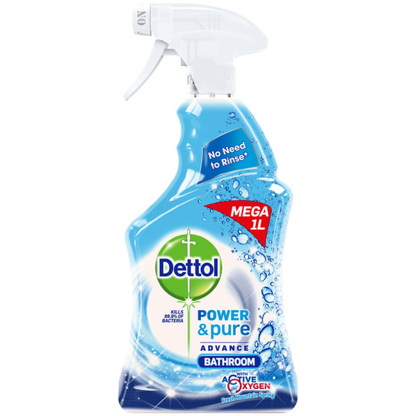 Dettol Power & Pure Bathroom Spray 1L