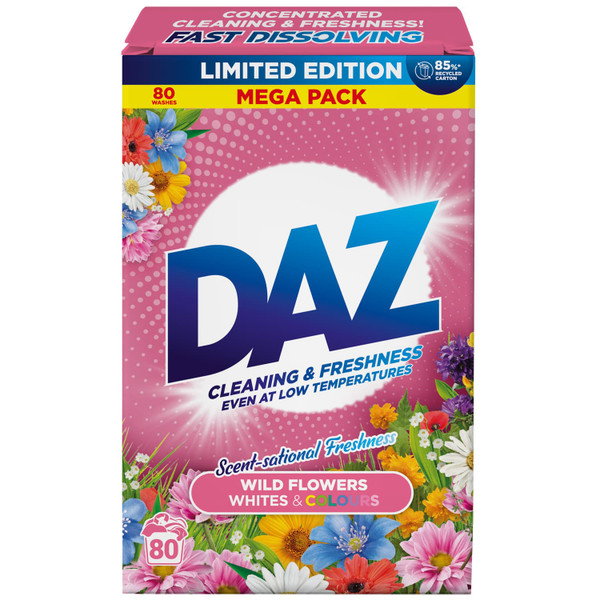 Daz Washing Powder 80W - Wild Flowers