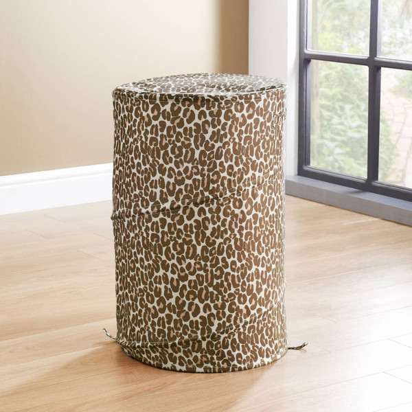 Leopard Pop-Up Hamper