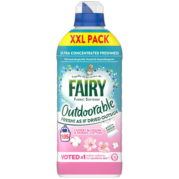 Fairy Outdoorable Fabric Conditioner 105W - Cherry Blossom & Nordic Cotton