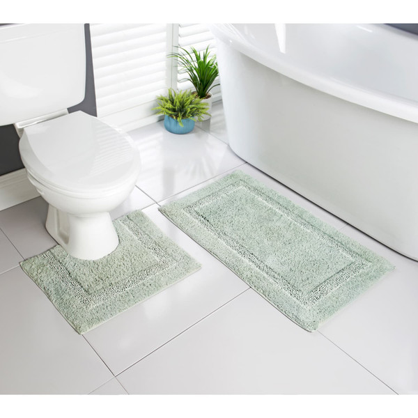 Signature Bath Mat Set - Sage