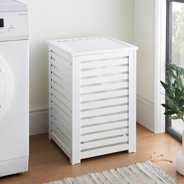 Simply Laundry Basket - White