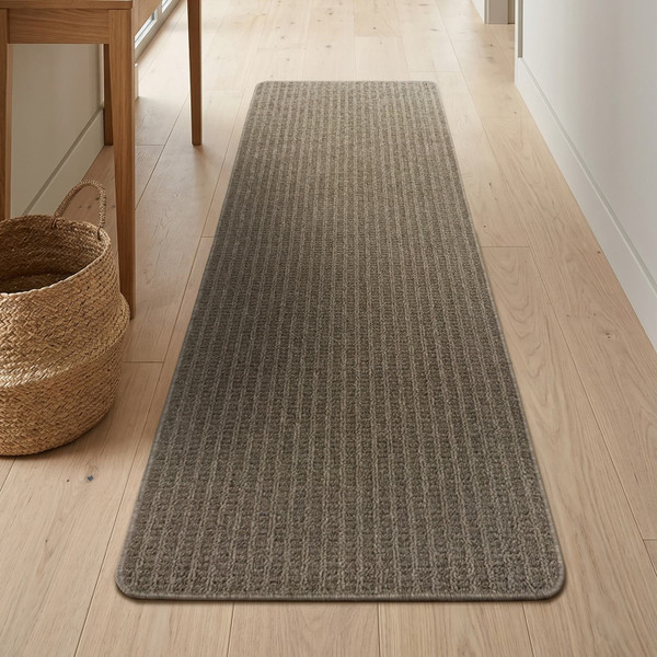 Buddy High Low Textured Runner - Mocha