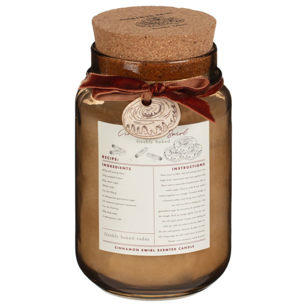 Pudding Scented Candle - Cinnamon Swirl