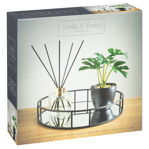 Diffuser & Plant Set - Vanilla & Tonka