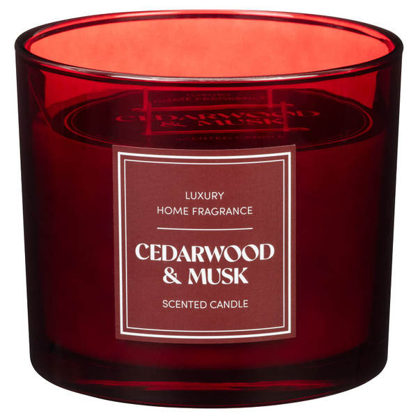 Luxury Scented Candle - Cedarwood & Musk