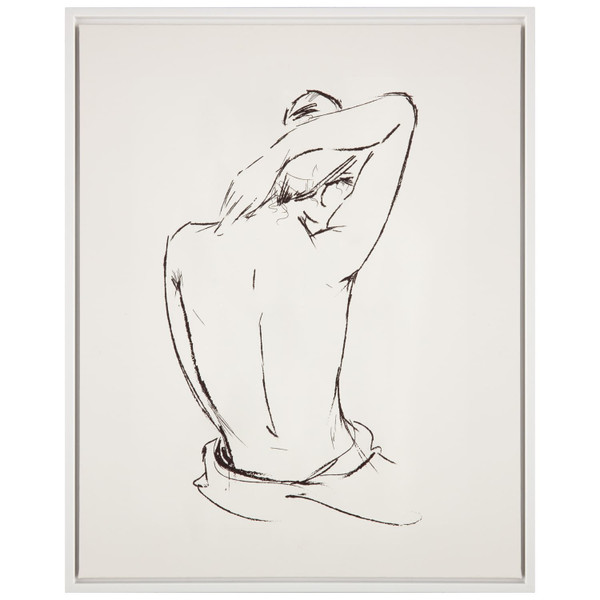 Lady Figurine Canvas Print - Arm