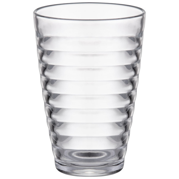 Set Of 4 Ribbed Glasses