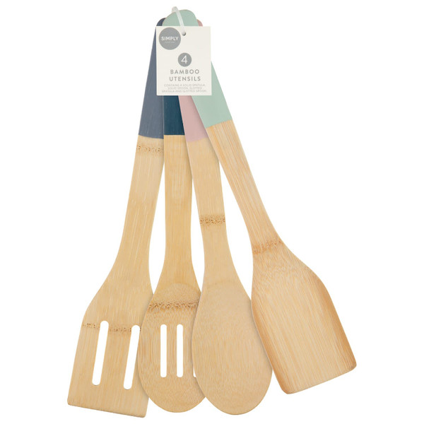 Bamboo Utensils 4pk