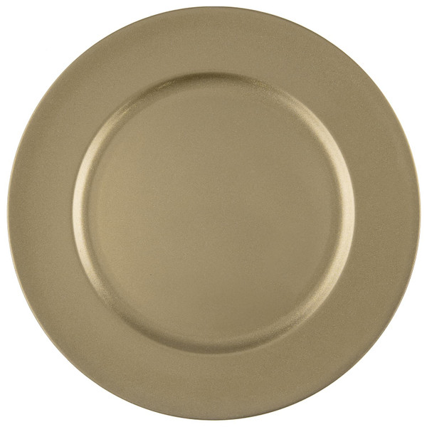 Gold Glitter Charger Plate