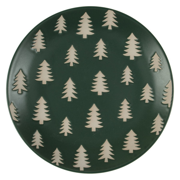 Tree Embossed Side Plate 8"