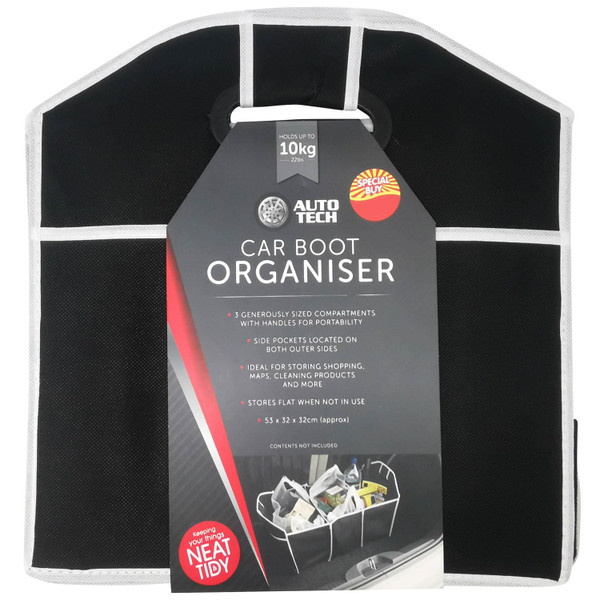 Auto Tech Car Boot Organiser