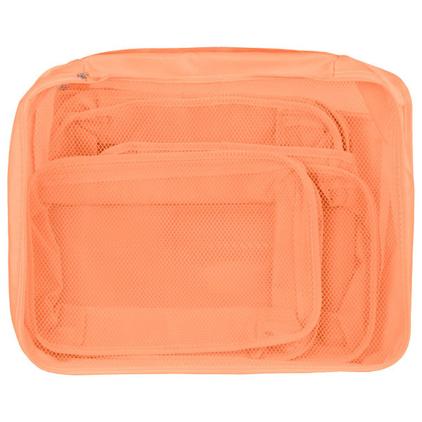 Travel Packing Cubes 6pk - Orange