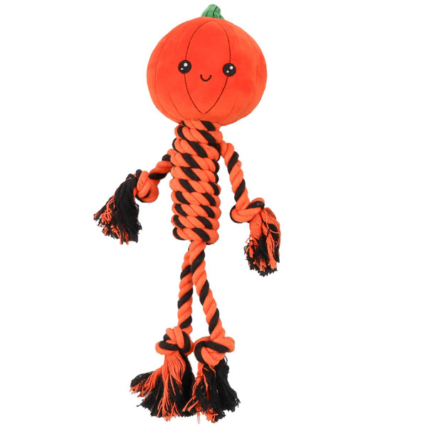 Halloween Rope Pet Toy - Orange