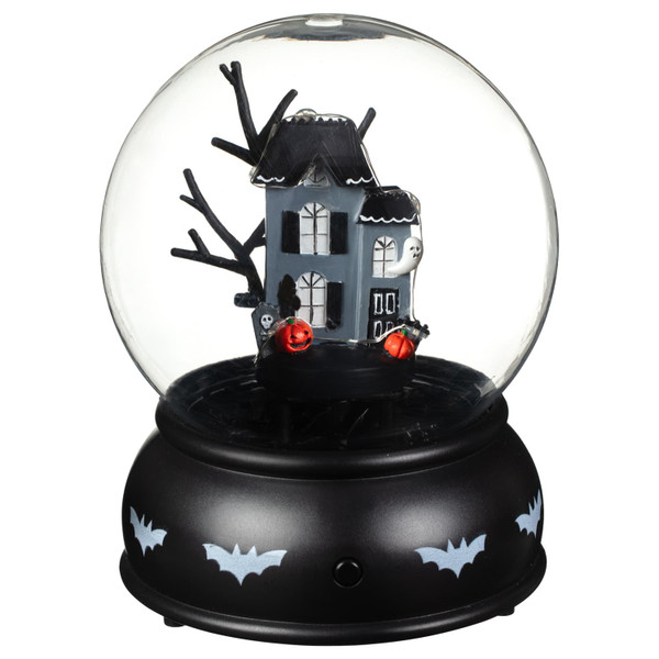 Halloween Musical Globe - Haunted House