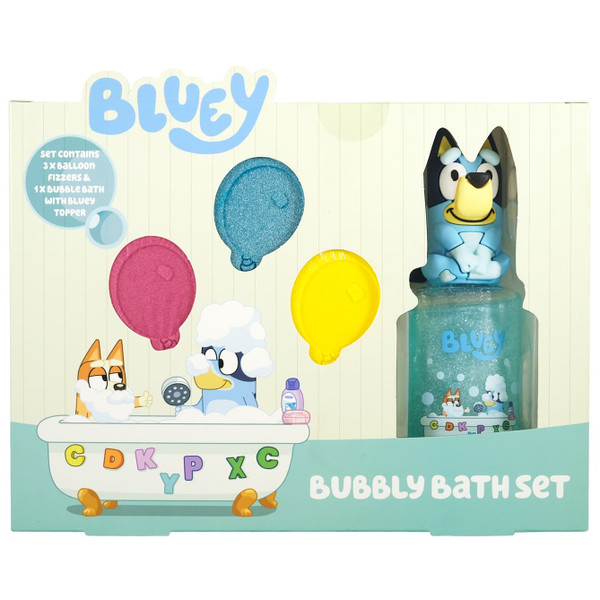 Bluey Bubble Bath Set 4pk