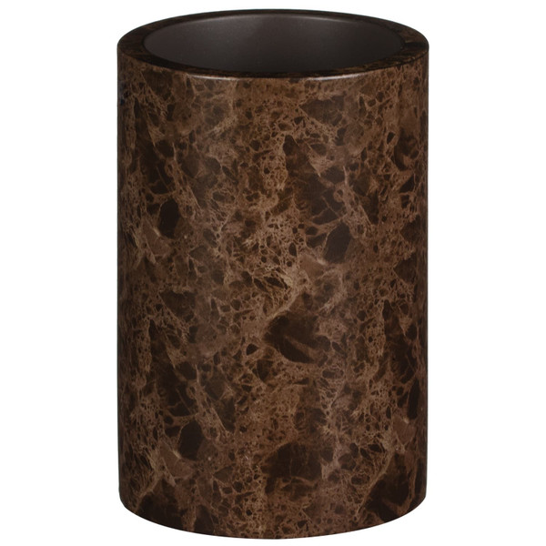 Marble Effect Tumbler - Brown