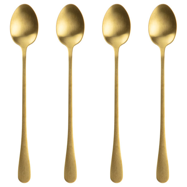 Home Gold Latte Spoons 4pk