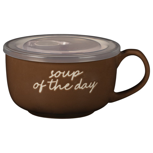 "Soup of the Day" Slogan Soup Mug
