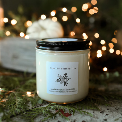 Christmas, Fireside candle, the Grace Effect, Evergreen