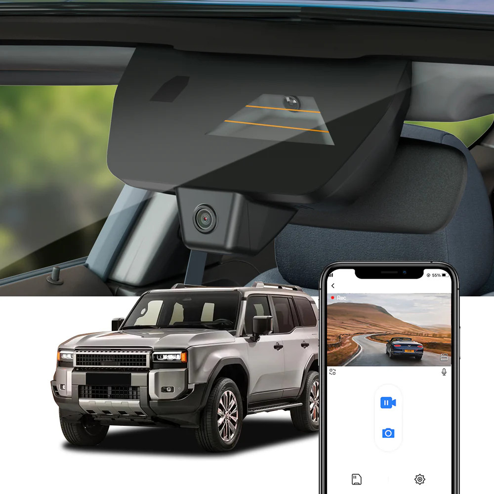 FitCamX | 4K Integrated Dash Cam | 24+ Land Cruiser