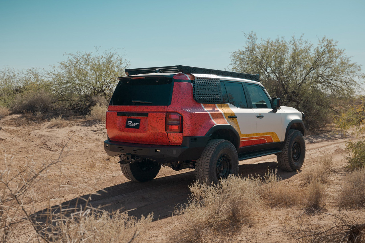 Lc 250 Rear View Rago Fabrication | Steel Rear Bumper | 24+ Land Cruiser