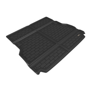 A 3D Mats USA rear cargo liner for the 2024+ Toyota Land Cruiser, over a plain white background. A 3D Mats USA rear cargo liner for the 2024+ Toyota Land Cruiser, over a plain white background.