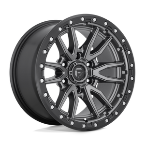 The gunmetal gray Fuel Rebel wheel is the perfect addition to a 2024+ LC250 because it's matched to the Land Cruiser's body lines & design language and it's strong enough to hold up to off-road abuse.