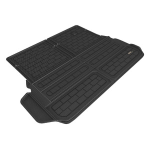 A black all weather floor mat 3DMatsUSA Kagu Rear Cargo Liner for a Lexus GX 550.