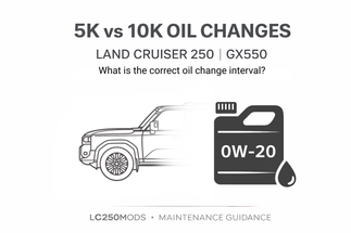 Should You Change Oil at 5,000 Miles on the LC250 & GX550? What Owners Are Actually Doing