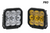 A pair of Diode Dynamics SS5 LED pods, one in white, and one in yellow, for use on the Toyota Land Cruiser as auxiliary / fog lights. A pair of Diode Dynamics SS5 LED pods, one in white, and one in yellow, for use on the Toyota Land Cruiser as auxiliary / fog lights.