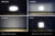 A collage of a wall with 4 different lights showing their distinctive beam patterns: spot, flood, driving, and combo lights on Diode Dynamics' SS5 LED pods. A collage of a wall with 4 different lights showing their distinctive beam patterns: spot, flood, driving, and combo lights on Diode Dynamics' SS5 LED pods.