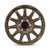 A frontal view of the bronze Enkei Cross-Trail wheel in bronze.