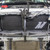 Mishimoto intercooler mounted behind grille on Toyota Land Cruiser 250